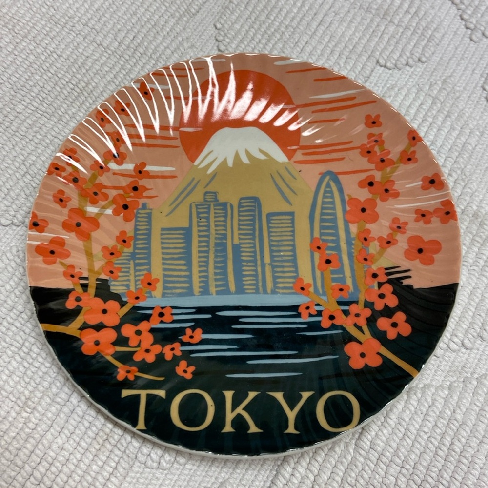 Anthropologie x Rifle Paper Co Tokyo Plate